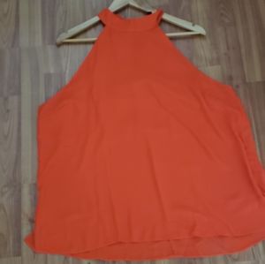 Fashion Nova Orange flowy tank